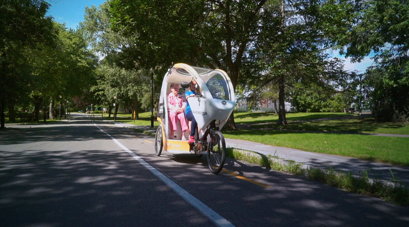 un velo une ville