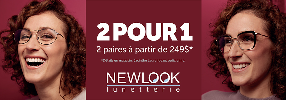 New Look promotion 2 pour 1