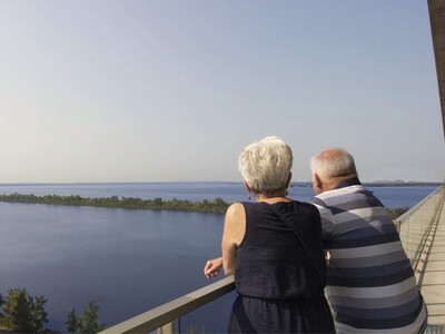 Les Résidences Soleil Manoir Repentigny vue sur le fleuve