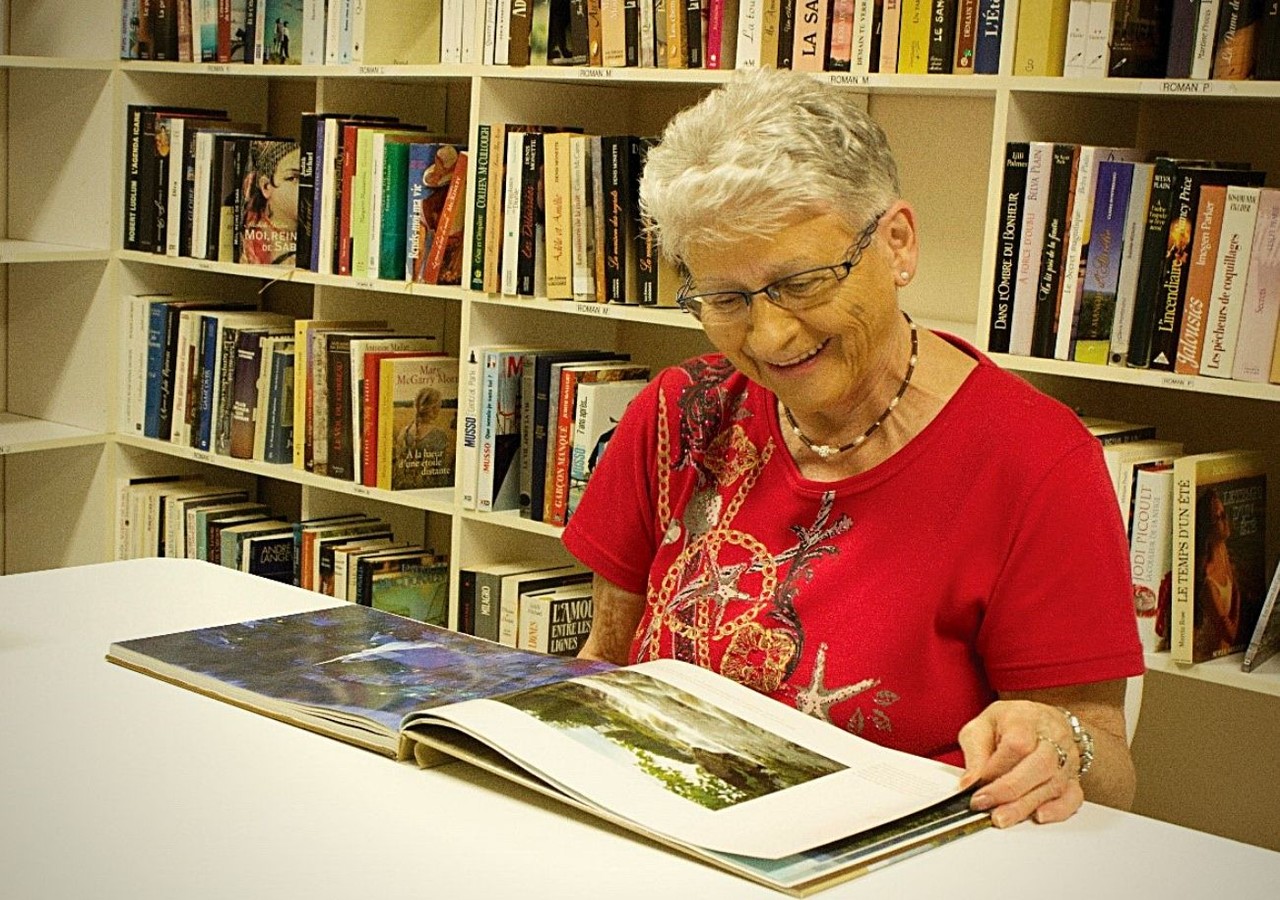 Manoir Sherbrooke Bibliothèque de la résidence