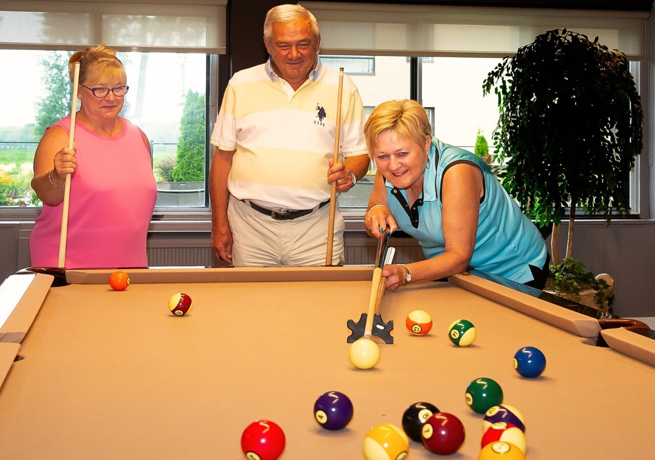 Manoir Pierrefonds pool table