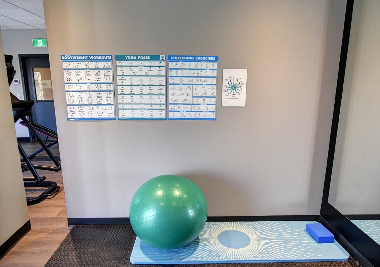Résidence Serena gym avec tapis