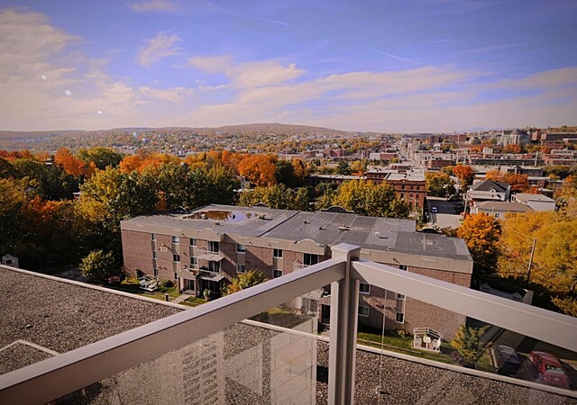 Vue sur la ville de Sherbrooke